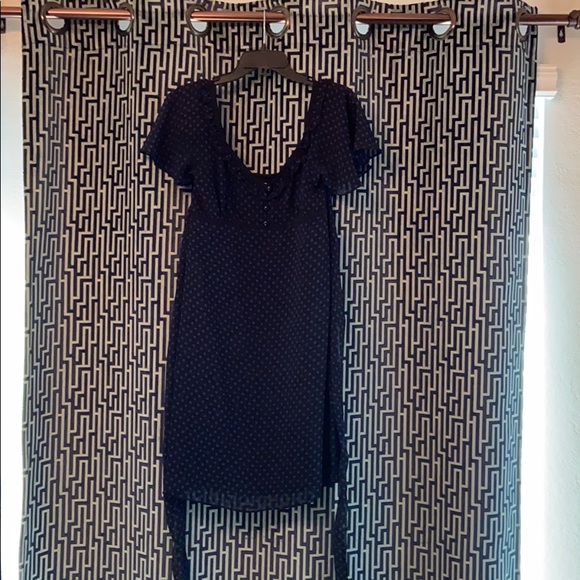 Alice Temperley by Target Black and Blue Polka Dot - Picture 1 of 9